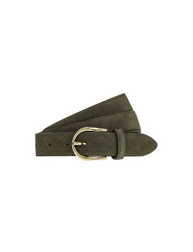 Cinturón de cuero oliva 85 - Vanzetti - FashionsVida
