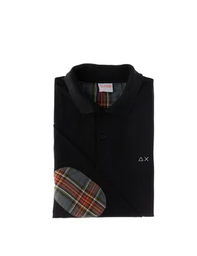 SUN68 Polo con toppe NERO XXL - Sun68 - FashionsVida