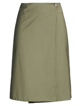 Midi-Rock Damen Militärgrün 34,36 Damen