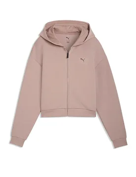 Giacca con cappuccio da donna Cloudspun marrone chiaro L - Puma - FashionsVida