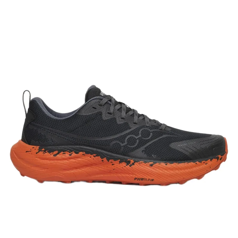 Ride Tr3 Trail Running Shoes Black / Rust UK 8.5 Men - Saucony - FashionsVida