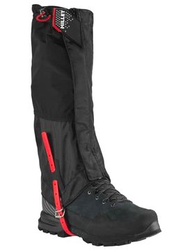 Hohe, schützende Gamaschen zum Bergsteigen Alpine Gaiter Dry Edge Black/Red Größe M