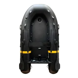 Vb Series Inflatable Boat Without Deck Floor Black / Yellow 3 Places unisex