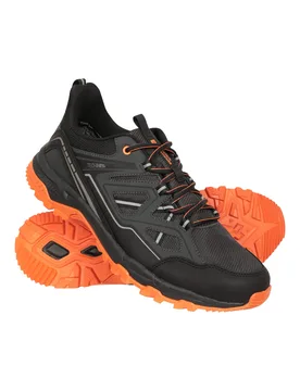 Sprint Mens Waterproof Trail Runner Trainers - Grey - Grey - Size: 7 - Mountain Warehouse - FashionsVida