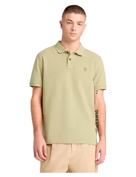 Polo A Maniche Corte Millers River Pique Sage 3XL - Timberland - FashionsVida