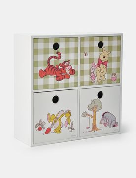 Organizzatore con cassetti Winnie the Pooh - bianco
