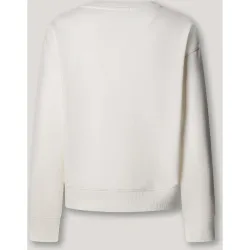 Sudadera de mujer cuello redondo con logo