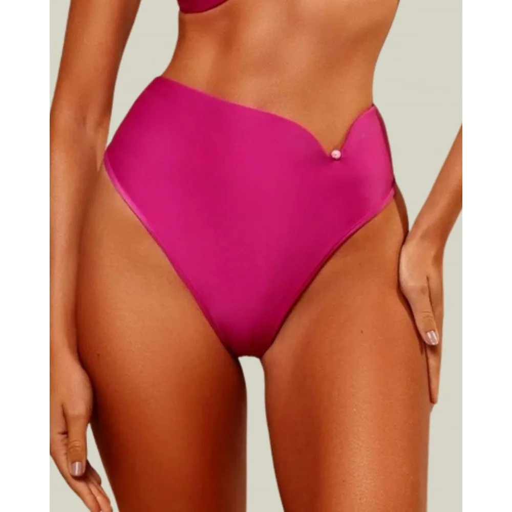 Braga de bikini culotte lisa - Karla Vivian - FashionsVida