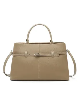 Full Grain Cowhide Women's Bag, Large-Capacity Tote Bag, High-End Luxury Shoulder Bag, Niche Versatile Casual Bag, Commuting and Shopping Handbag - Aliexpress - FashionsVida