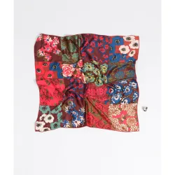 Pañielo de mujer 100*100 charm patchwork flores