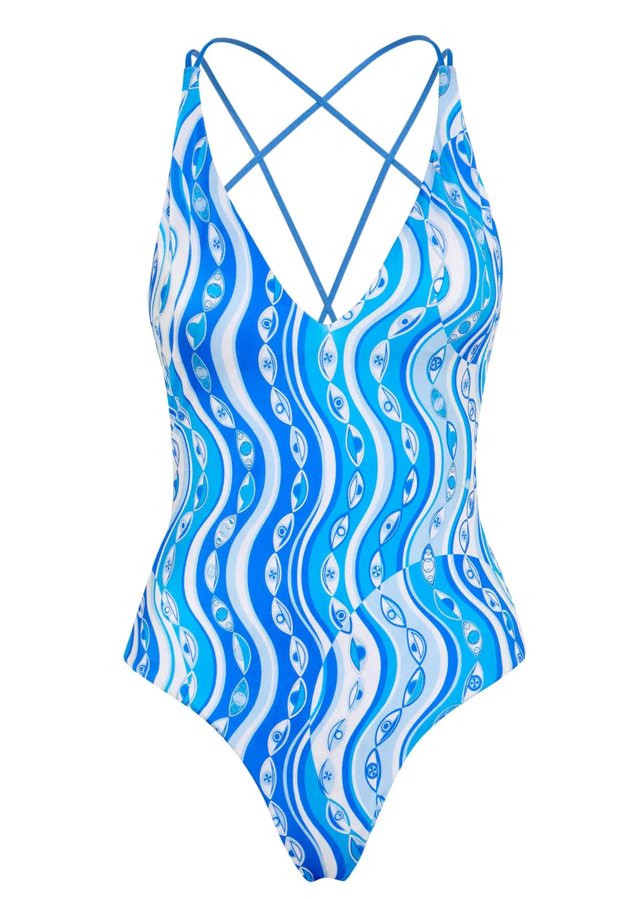 Ocean Eyes Reversible Azania One Piece - XS - Paolita London - FashionsVida