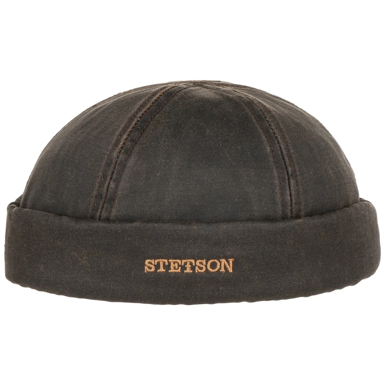 Old Cotton Docker Hat by - brown - Size: M (56-57 cm) - Stetson - FashionsVida