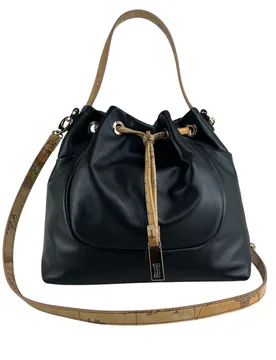 A Classe Talisman Leather Borsa a tracolla LE87 8631 001 Nero - Alviero Martini - FashionsVida