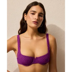Énfasis - Top de bikini textura