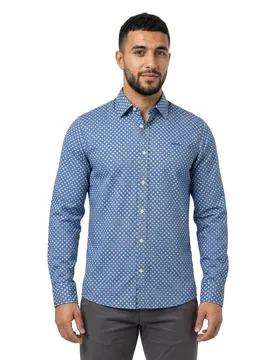 Chemise à Manches Longues 26bn551 Cool Blue M