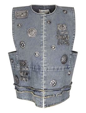 Hui Gilet in denim