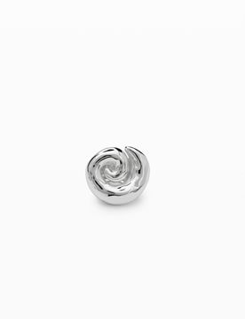 Bague Spirale Zalio, Noir, 14