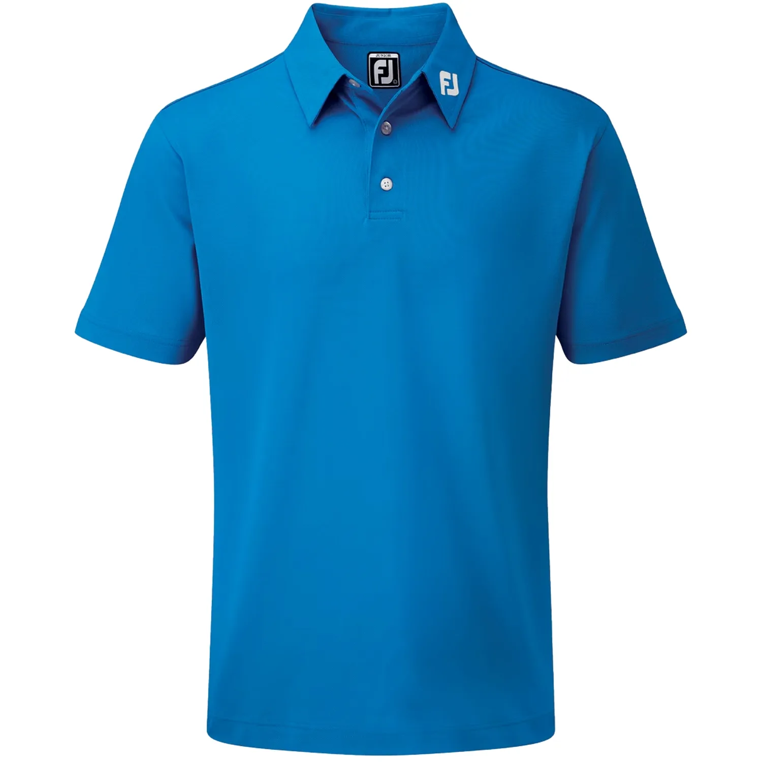 Polo Junior Stretch Pique Solid, kobaltblau m - FootJoy - FashionsVida