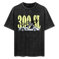 SL Gullwing 1954 T-Shirt Basic Short Sleeve Cotton Blend T-Shirt