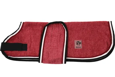 Manski Dralon Hundedecke, rot meliert 45