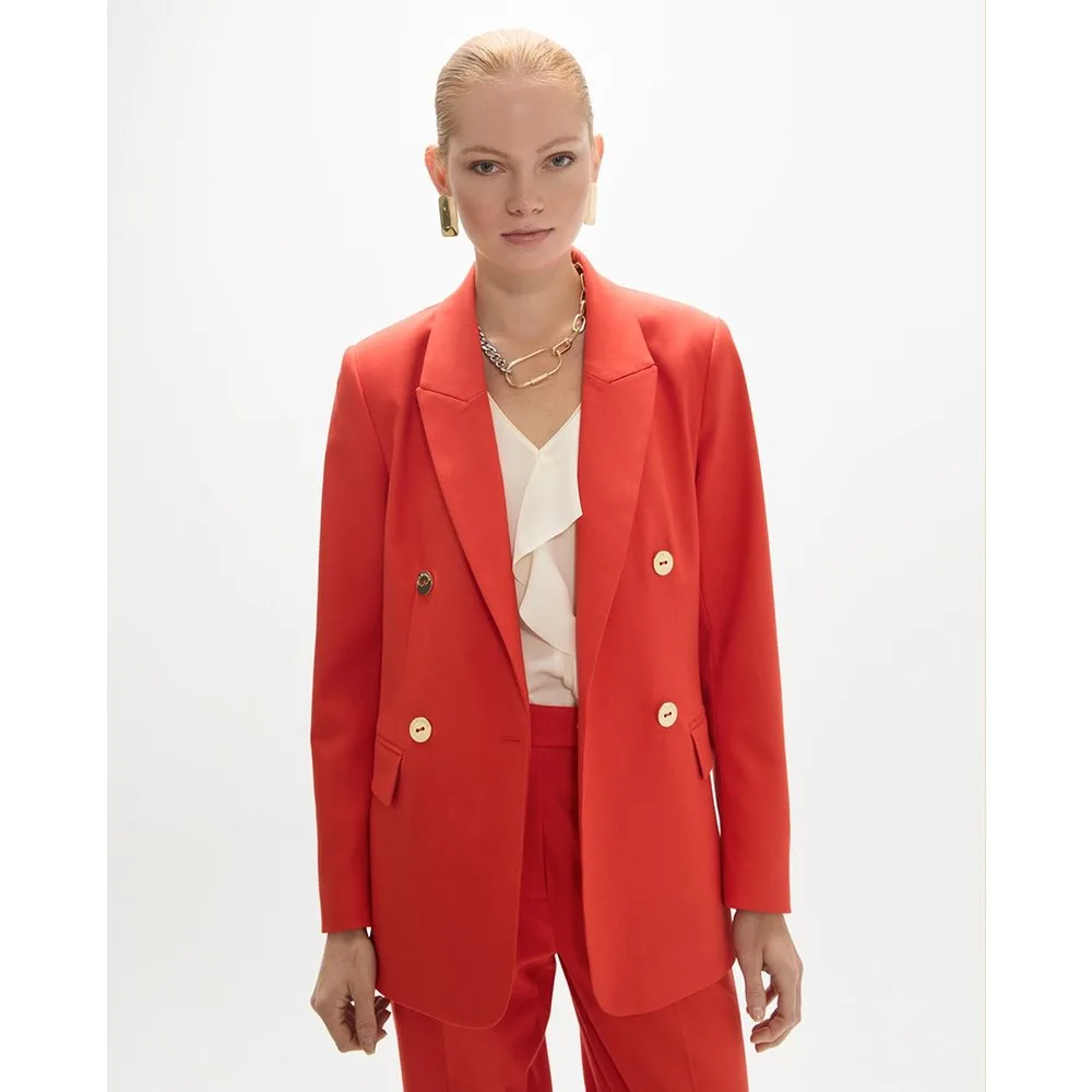 Americana de mujer cruzada básica - Lola Casademunt - FashionsVida