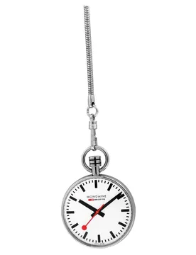 Orologio Pocket White / Snake Chain 43 mm