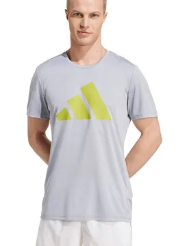 Run it camiseta técnica manga corta hombre Gris (S) - Adidas - FashionsVida