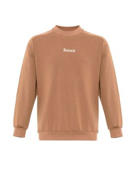 Antioch Sudadera beige / blanco