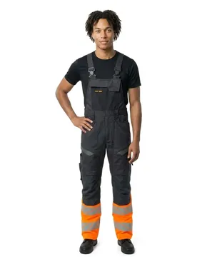 Combinaison Avec Poches Pour Genouillères Accelerate Safe 19669 Dark Navy / Hi-Vis Orange 66