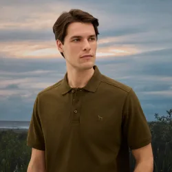 Polo piqué manga corta de hombre
