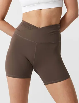 Addison Cloud Core Wrap Shorts Brown female - Lilybod - FashionsVida