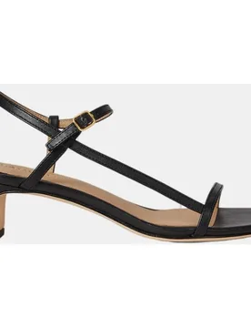Sandalia de tacón Lainee de mujer en piel - Lauren Ralph Lauren - FashionsVida