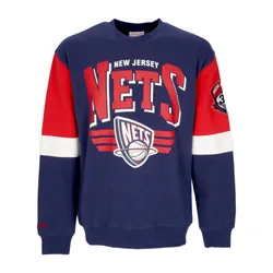 Felpa Girocollo Uomo Nba All Over Crew 3.0 Nejnet Original Team Colors