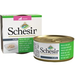 Comida húmeda para perros cachorros gelatina pollo con aloe vera 150 g