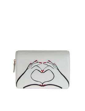 Borsa in pelle con stampa