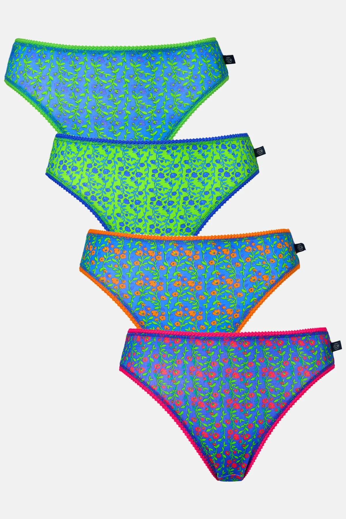 Womens Four-pack Bamboo High Leg Knickers - - Size: XXL - British Boxers - FashionsVida