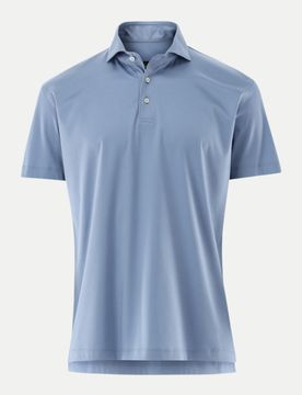 Regular-Fit Poloshirt Blau M