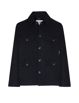 Veste en laine bleu XL - Tommy hilfiger - FashionsVida