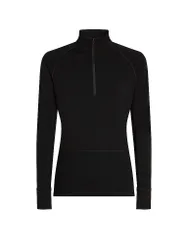 Camiseta interior con cremallera para hombre 200 Merino ZoneKnit negro S