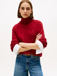 OFT WOOL CABLE ROLL-NK L WT female