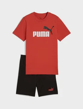 COMPLETO T-SHIRT + SHORT LOGO RAGAZZO 128 - Puma - FashionsVida