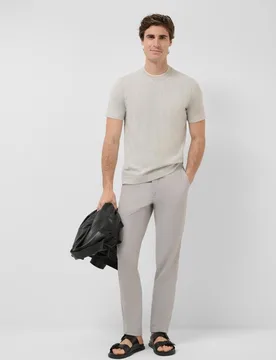 Chino de hombre regular fit ojo de perdiz - Roberto Verino - FashionsVida