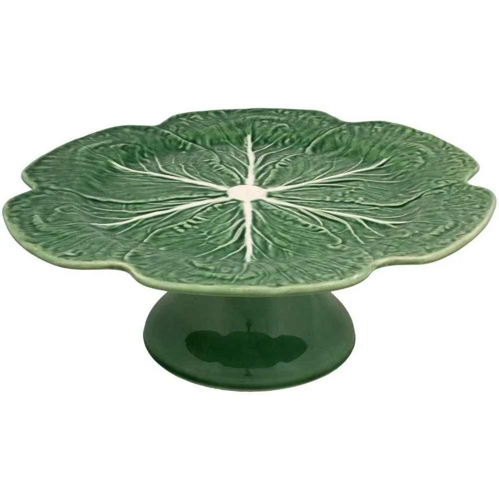 Plato con Pie Natural Couve - Bordallo Pinheiro - FashionsVida