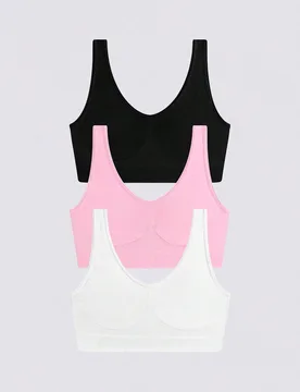 Piezas Sujetadores deportivos sin costuras cómodos de capa fina sin almohadillas para mujer para verano - Shein - FashionsVida