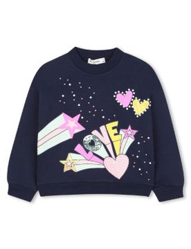 Para niña. U21603 Sudadera Love (5Y= 108cm), Casual, Algodón, moda infantil