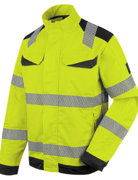 Veste de travail haute-visibilité fluo jaune/anthracite Jaune