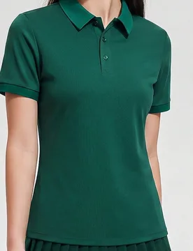 Camisa polo de manga corta con cuello para mujer, conjunto de tenis, golf y pickleball para mujer, camiseta casual de verano para entrenamiento, activ - Shein - FashionsVida