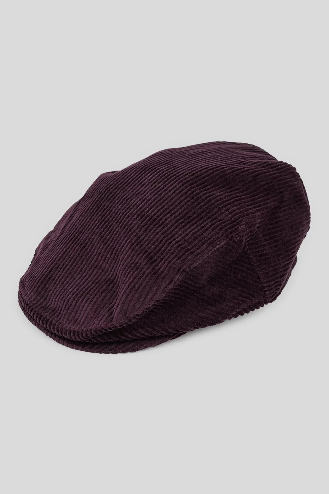 Keymer Mens Corduroy Flat Cap - - Size: ONESIZE - Steel & Jelly - FashionsVida