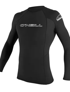 Rash Guard Manches Longues Basic Skins Crew Black XL - O´neill Wetsuits - FashionsVida