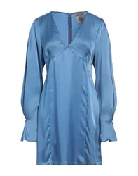 Mini-Kleid Damen Taubenblau 32,34,36,38,40 Damen